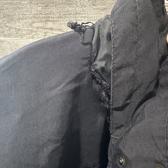 Vintage Carhartt Men 2XL Blue Anorak Rain Jacket Coat Mesh Lined Workwear - Picture 10 of 15